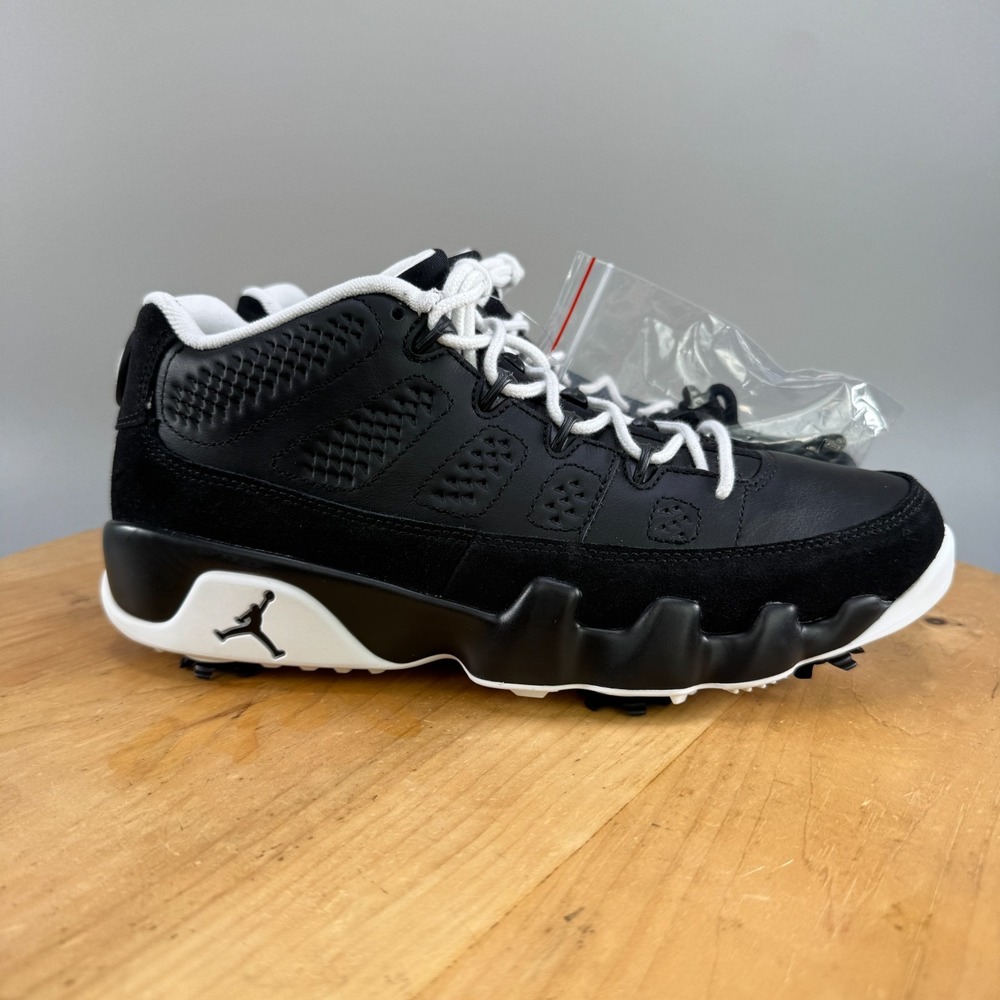 New Nike Air Jordan 9 Low G NRG P24 'Barons' Golf Mens Size 8 Shoes FN6930 001
